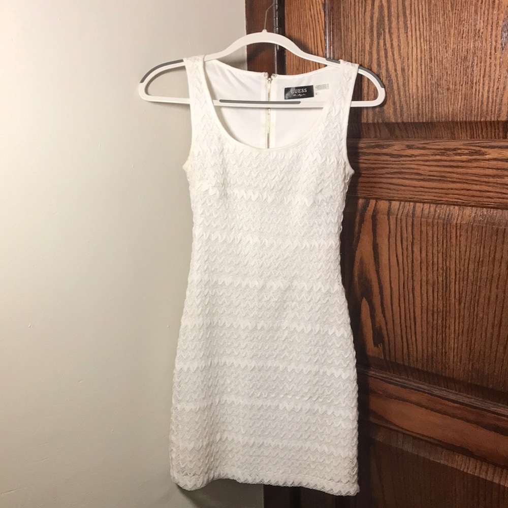 White Guess Bodycon Dress